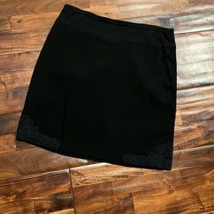 Christopher & Banks black skort size 8